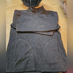 Women's Gray Quarter-Zip Sweatshirt
